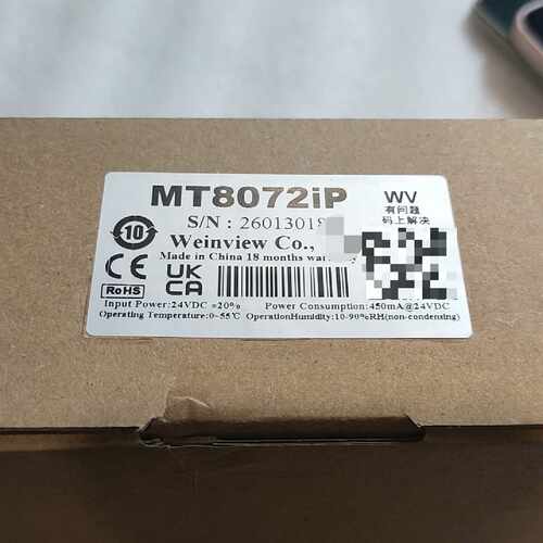 〔议价-可维修〕通Weinview MT8072iP触摸屏,正品,型 工业设备备