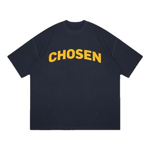 TOPTIER BRO 24SS 220g珠地布索罗娜凉感CHOSEN ONE印花短袖T恤男