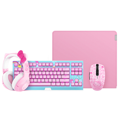雷蛇HelloKitty家族款键鼠套装