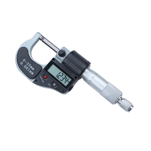 桂林广陆电子数显外径千分尺0-25mm螺旋测微器0.001mm千分卡尺