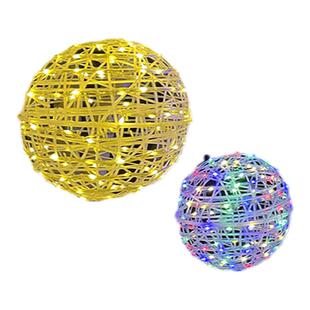 低压太阳能藤球草坪露营地灯装饰挂树庭院别墅户外灯创意氛围灯