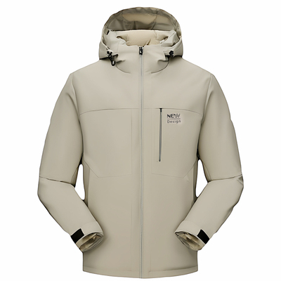 一衣五穿羽绒服男连帽可拆卸外套