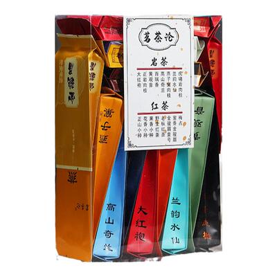 一次尝遍16款武夷红茶岩茶组合装