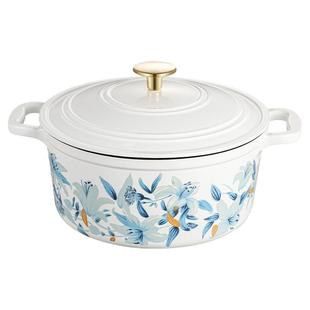 卡罗特珐琅锅铸铁锅家用炖锅砂锅汤锅炖盅煲汤锅不粘锅电磁炉煮锅