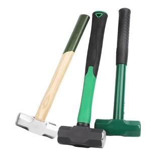 固万基八角锤榔头锤子工具砸墙大锤二锤手锤超硬大铁锤实心石工锤