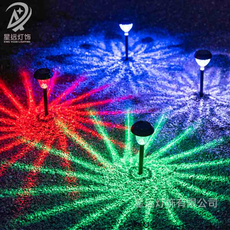 太阳能草坪灯户外光影投影灯插景观地庭院灯照明氛围装饰灯花园