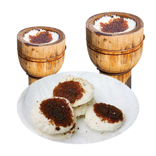 荆州公安县特色小吃顶顶糕 新鲜手工现蒸红糖糯米夹心冲冲蒸蒸糕