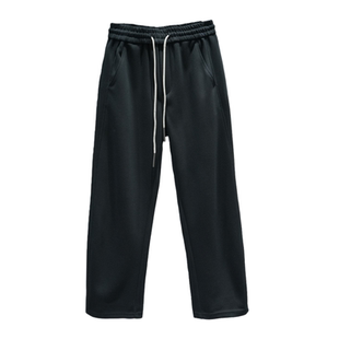 原创针织阔腿运动卫裤男 春Cleanfit风宽松直筒Cityboy垂感休闲裤