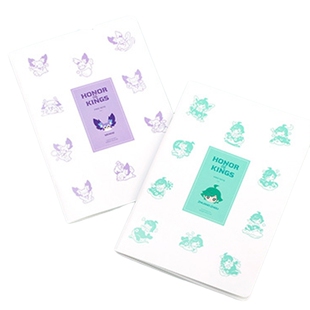 王者荣耀官方正版 梦奇/庄周 可爱文具 无线装订笔记本