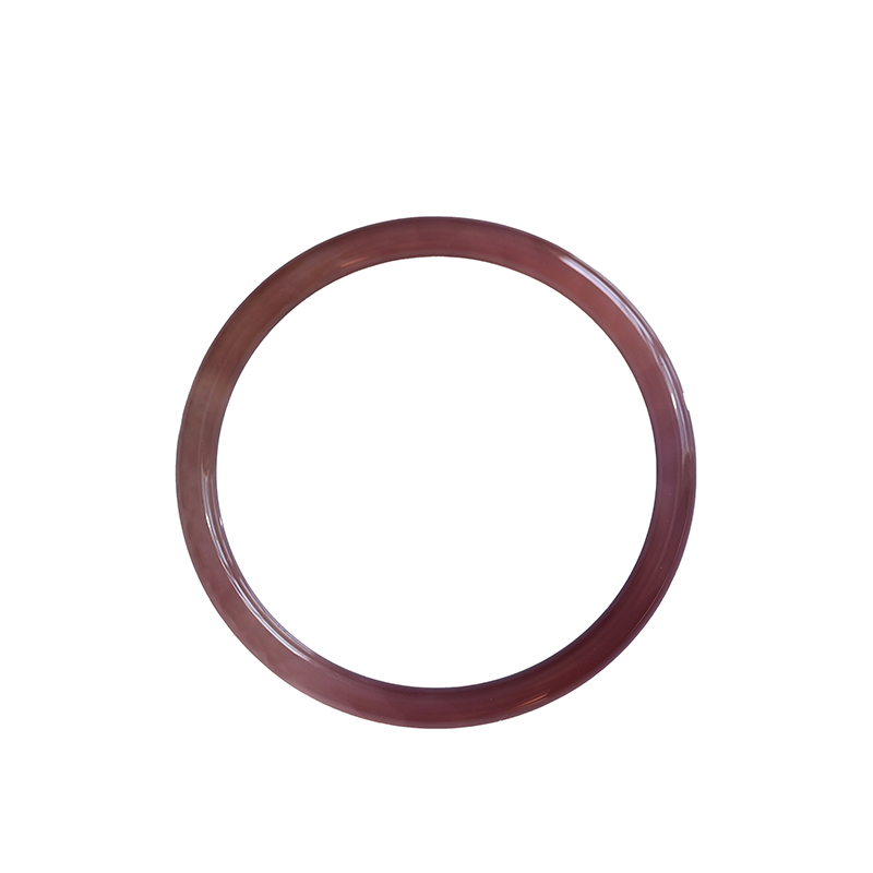 天然紫玉髓手镯帝王紫玛瑙紫罗兰叮当镯冰种烟紫色细圆条水晶镯女