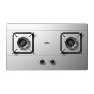 万家乐AY5G燃气灶双灶不锈钢灶台天然液化气灶嵌入式煤气家用AY4G