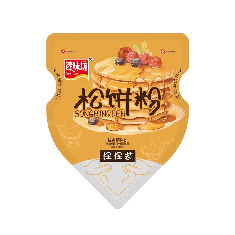 松饼粉捏捏袋儿童早餐家用自制diy做华夫饼捏捏松饼预拌粉铜锣烧