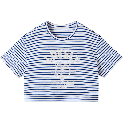 urlazh/有兰复古海军风条纹T恤