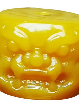 天然原矿战国红玛瑙红黄色瑞兽貔貅珠隔珠顶配珠金刚菩提手串配饰
