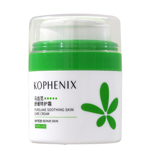 【天猫U先试用】孔凤春马齿苋舒缓特护霜保湿敏感肌修护面霜10g