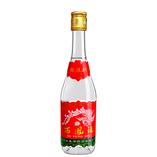 西凤酒45度凤香型口粮酒七两半纯粮食375ml 瓶装陕西白酒