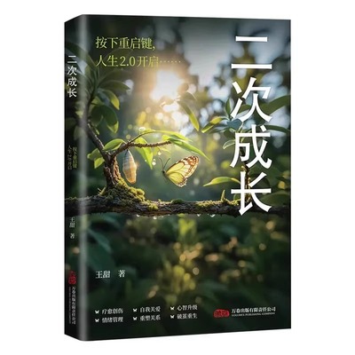 抖音同款】王甜二次成长成人人格修补手册19个方法工具箱助力解决不开心心理问题科普up主重生家庭自我成长安慰记励志成功优化心智
