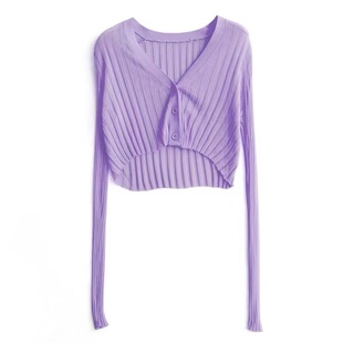 吊带裙子外搭罩衫夏季薄款针织开衫女短款bm风上衣防晒披肩小外套