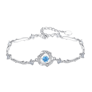 vana跳动的心纯银情侣手链女生2025年新款女生日礼物送女朋友