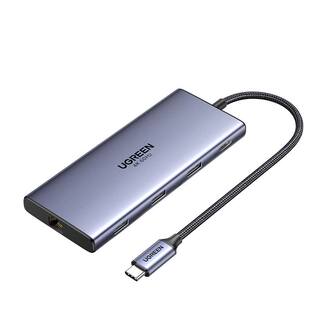 绿联typec拓展坞转USB3.2集线器扩展10Gbps转换HDMI多功能接口HUB转接头适用雷电4苹果MacBook笔记本电脑ipad