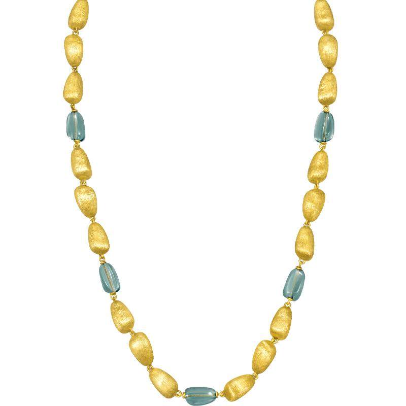 圣诞礼物周生生g* 系列Murano Glass黄金足金项链套链91156N定价