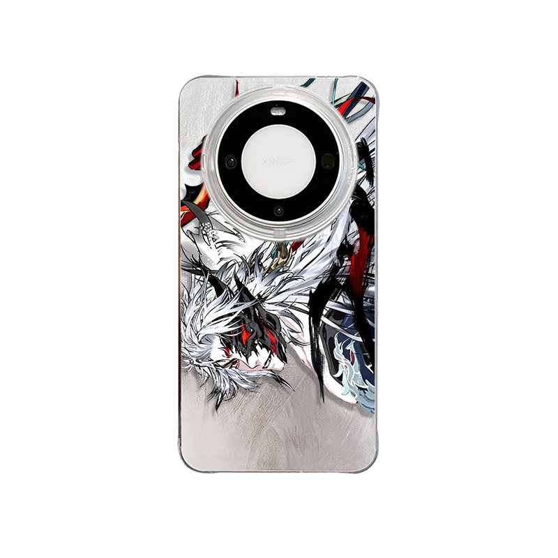 小米17ULTRA动漫iPhone15白发李信问心剑墨染江湖个性羽纱适用苹果16PLUS高级感手机壳13ProMax硬带挂绳14pro