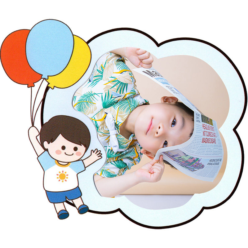 幼儿园成长手册制作装饰材料儿童档案记录册diy相册机关相框贴纸