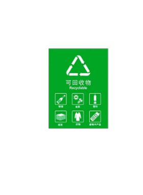 苏州垃圾分类标识贴纸垃圾桶标示标签公司小区垃圾箱标志贴可回收有害其他厨余垃圾家用提示指示标贴定做定制