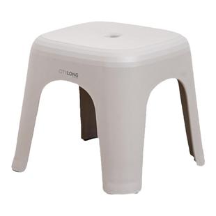 禧天龙塑料凳子加厚家用可叠放茶几板凳矮凳子儿童浴室防滑换鞋凳