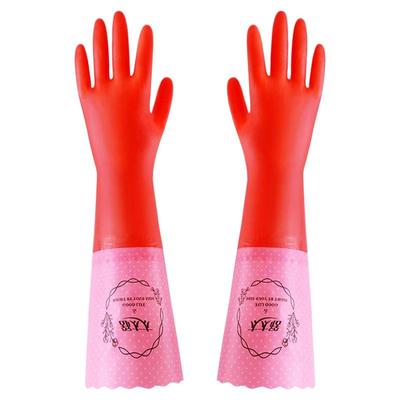 男士大号洗碗手套专用冬季加绒加厚家务厨房耐用防水加长洗菜衣服