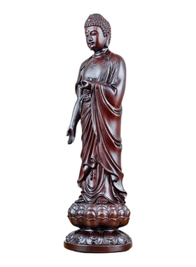 黑檀木雕摆件释迦牟尼实木