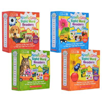 【自营】学乐小读者英语分级阅读盒装 Scholastic First Little Readers Guided Reading Level ABCDEFGHIJ 我的阅读小套装