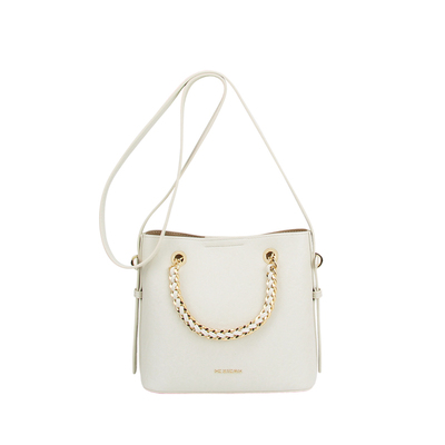 稻草人小众设计简约洋气水桶包