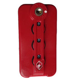 行李箱密码锁TSA007通关密码锁XFG TSA007箱包固定锁扣锁铝框锁