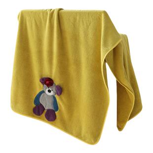 家用卡通小熊成人柔软家用吸水速干不掉毛浴巾毛巾套装宝宝洗澡巾