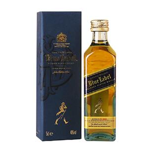 便利店调酒尊尼获加蓝牌蓝方威士忌小酒版英国原瓶进口洋酒