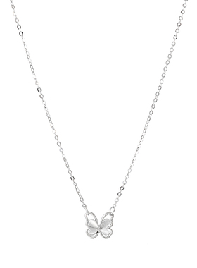 钛钢蝴蝶项链女款高级感轻奢