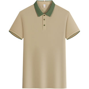 polo衫定制印logo企业团队工作服t恤餐饮服务员刺绣夏季短袖工装