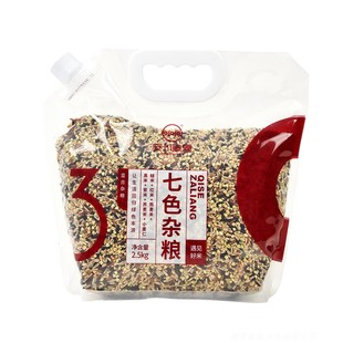 安州绿源七色杂粮5斤五谷杂粮低脂糙米大米黑米红米健身主食