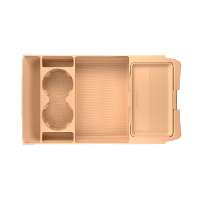 适用五菱星光730中控储物盒25款下层收纳箱改装车内饰用品配件品