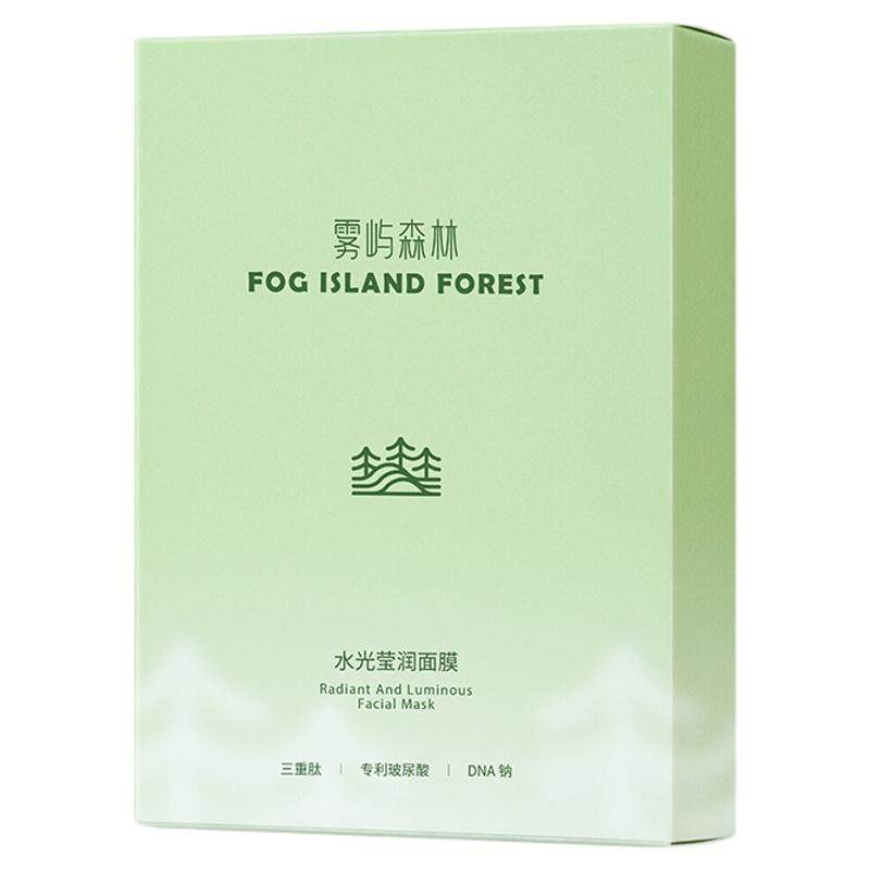 雾屿森林补水面膜果冻面膜学生女嫩肤水润焕亮熬夜保湿面膜贴片