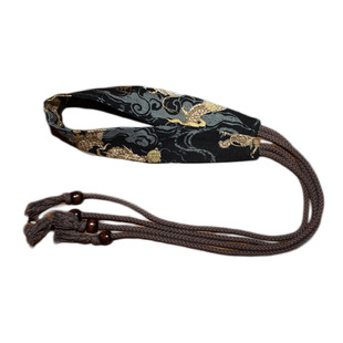 棉麻高冷系中性男女发带抹额古风运动吸汗窄头巾流苏原创复古ins