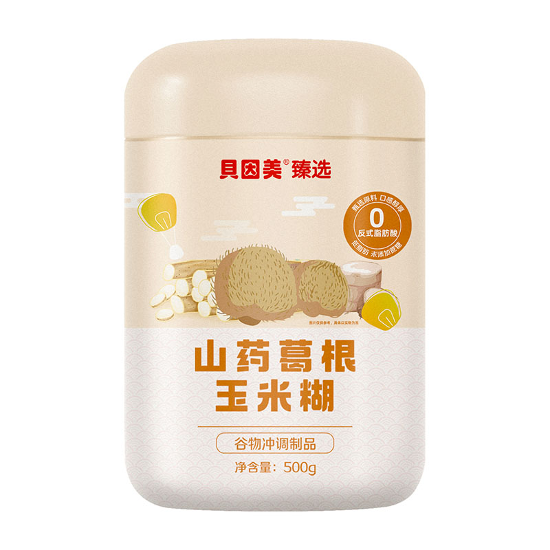 贝因美葛根山药玉米糊无蔗糖低脂