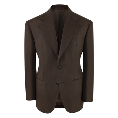 Super110半麻衬澳毛西服套装高支