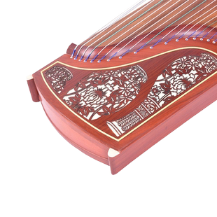 敦煌古筝696M渔舟唱晚 花瓶初学实木古筝演奏琴非洲紫檀木古筝琴