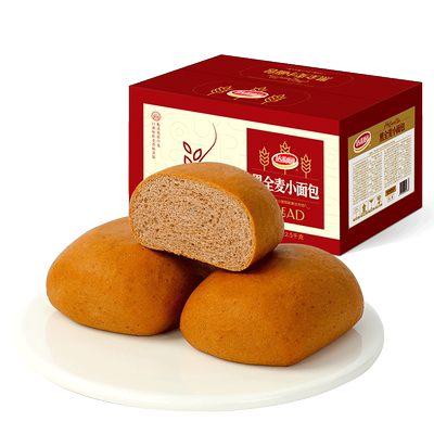 达利园黑全麦法式小面包奶香味早餐解馋奶香味整箱休闲食品零食