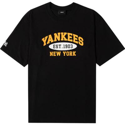 MLB短袖男女款黑色新款运动服