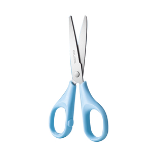 得力儿童剪刀安全手工小剪刀学生剪纸圆头剪子带保护套高颜值剪刀幼儿园美术家用专用便携式小型剪子办公用品