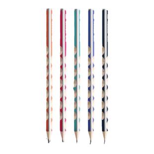 晨光洞洞铅笔小学生2b大三角杆矫正握姿练字一年级二年级学生专用幼儿园初学者儿童hb加粗特粗洞洞笔铅笔