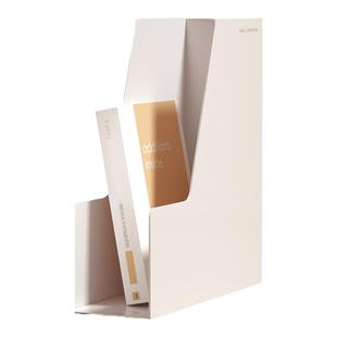 得力纽赛文件架文件收纳架文件框文件栏文件座简约书立创意书架桌面书挡工位文件收纳盒办公用品大全办公室